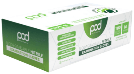 POD Examination Nitrile Biodegradable Gloves